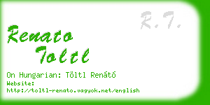 renato toltl business card